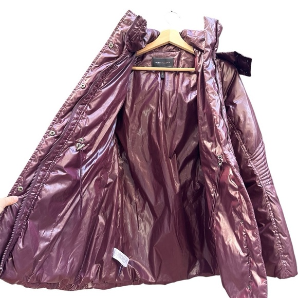 Bcbgmaxazria midi glossy jacket coat - Picture 6 of 11